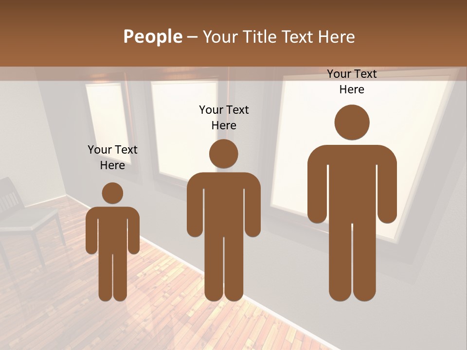 Interior Wooden Photo PowerPoint Template