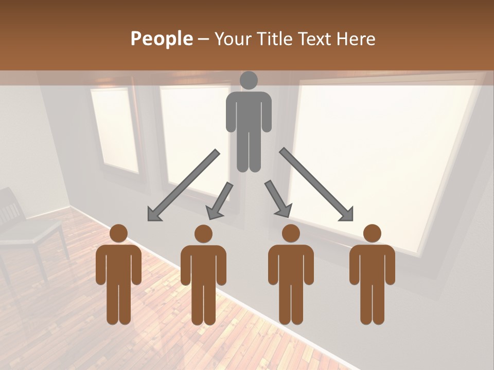 Interior Wooden Photo PowerPoint Template