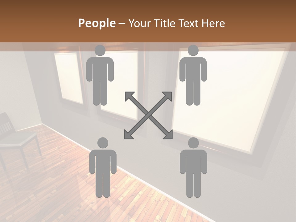 Interior Wooden Photo PowerPoint Template