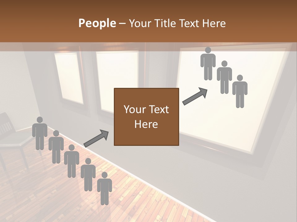 Interior Wooden Photo PowerPoint Template
