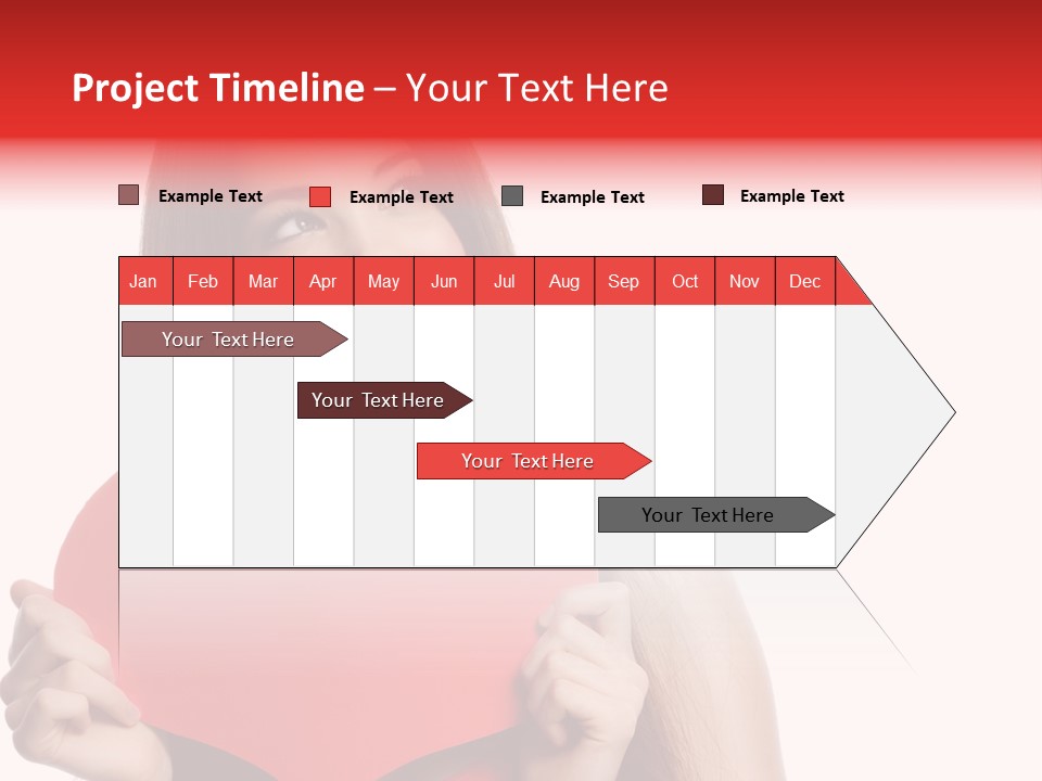 Beautiful Valentines Woman PowerPoint Template