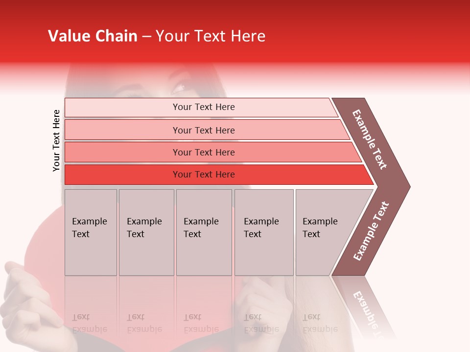 Beautiful Valentines Woman PowerPoint Template