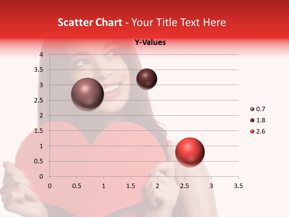 Beautiful Valentines Woman PowerPoint Template