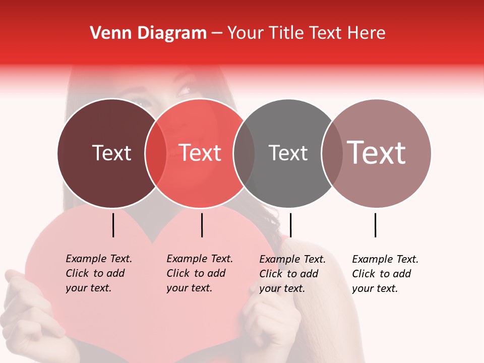 Beautiful Valentines Woman PowerPoint Template
