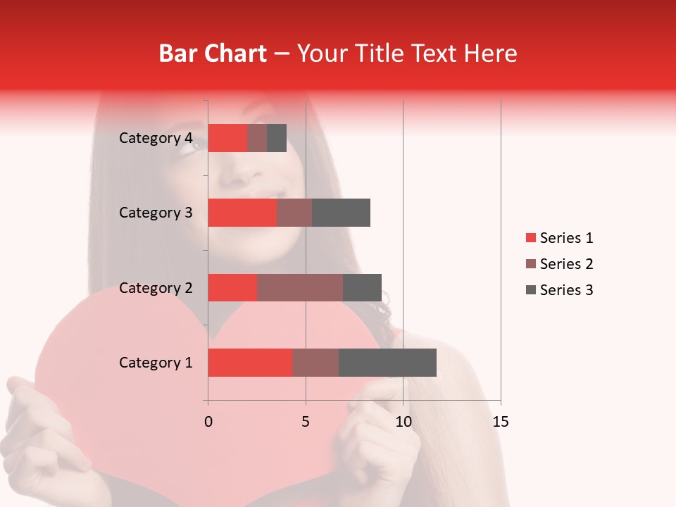 Beautiful Valentines Woman PowerPoint Template