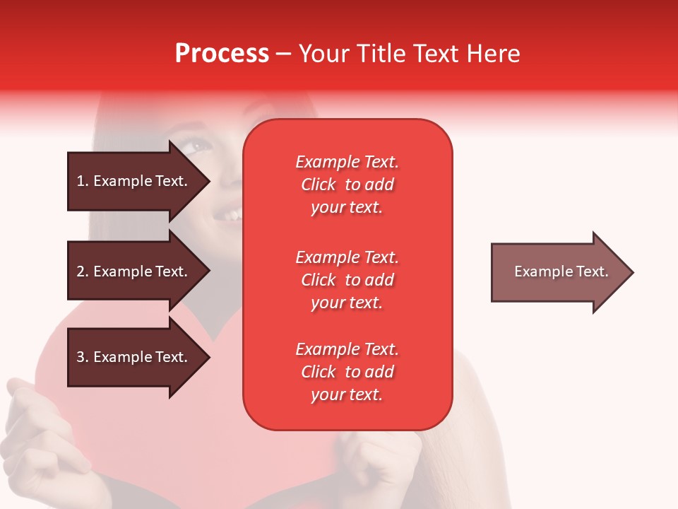 Beautiful Valentines Woman PowerPoint Template