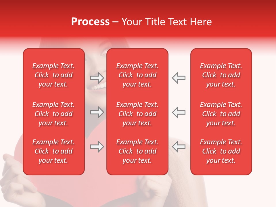 Beautiful Valentines Woman PowerPoint Template