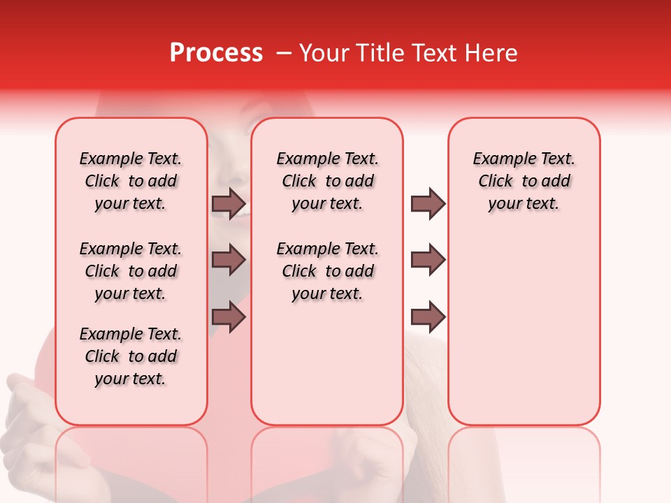 Beautiful Valentines Woman PowerPoint Template