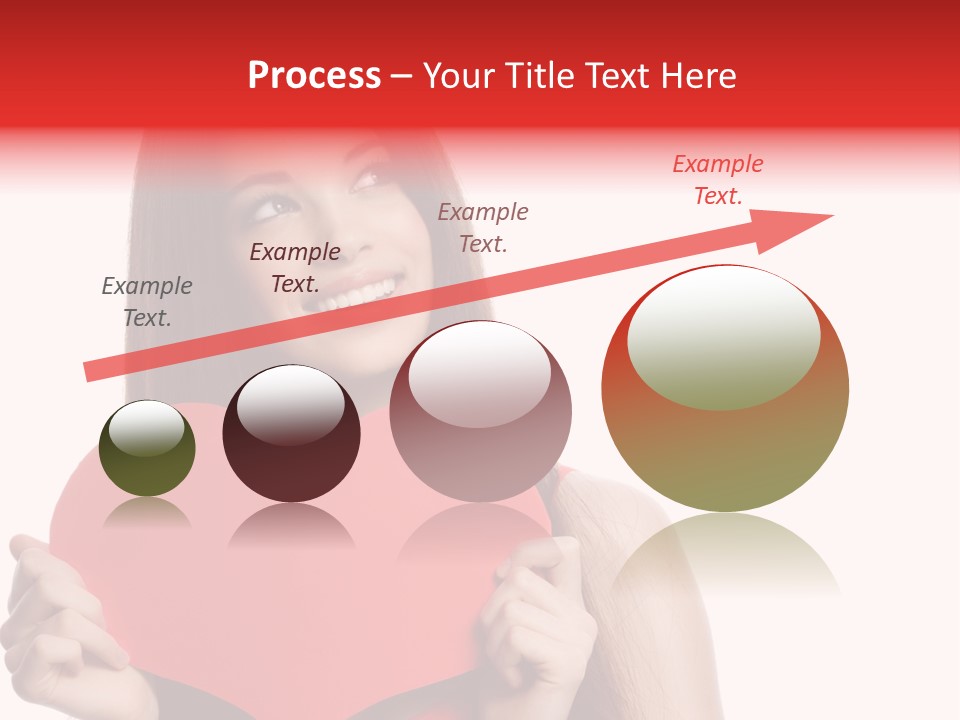 Beautiful Valentines Woman PowerPoint Template
