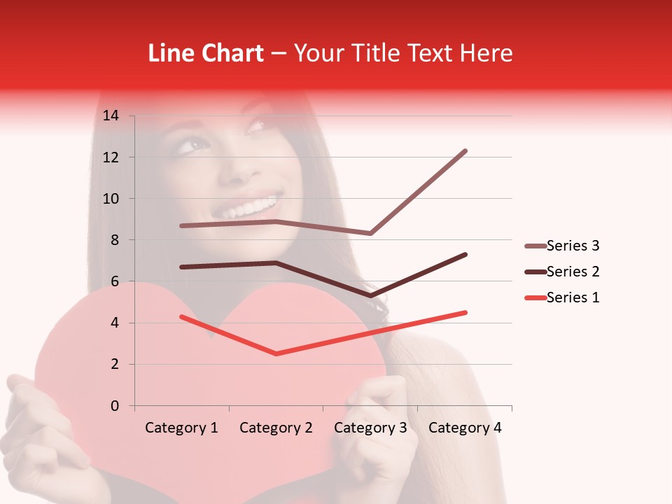Beautiful Valentines Woman PowerPoint Template
