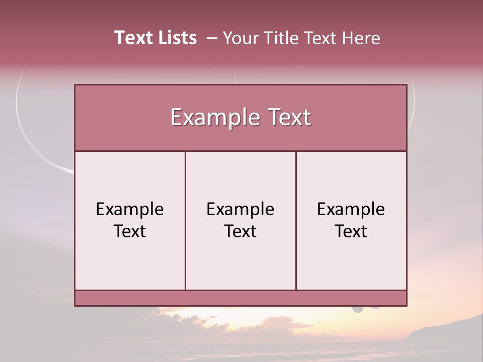 Sunrise Air Nature PowerPoint Template
