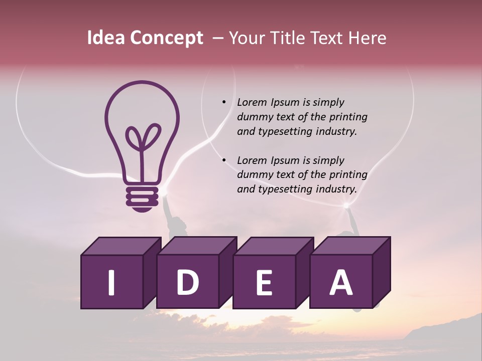 Sunrise Air Nature PowerPoint Template