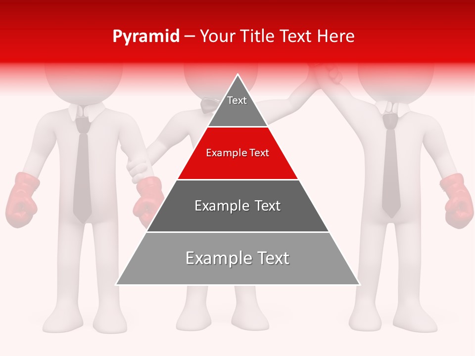 Male Man Pugilism PowerPoint Template
