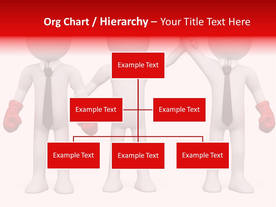 Male Man Pugilism PowerPoint Template