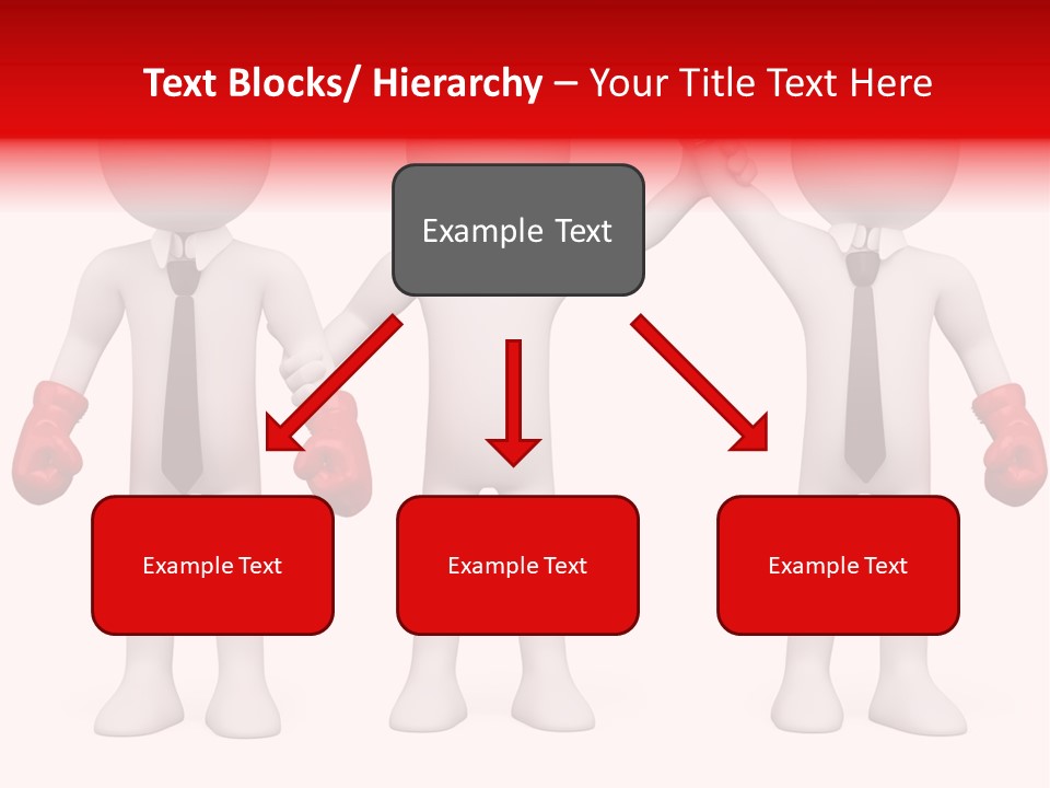 Male Man Pugilism PowerPoint Template