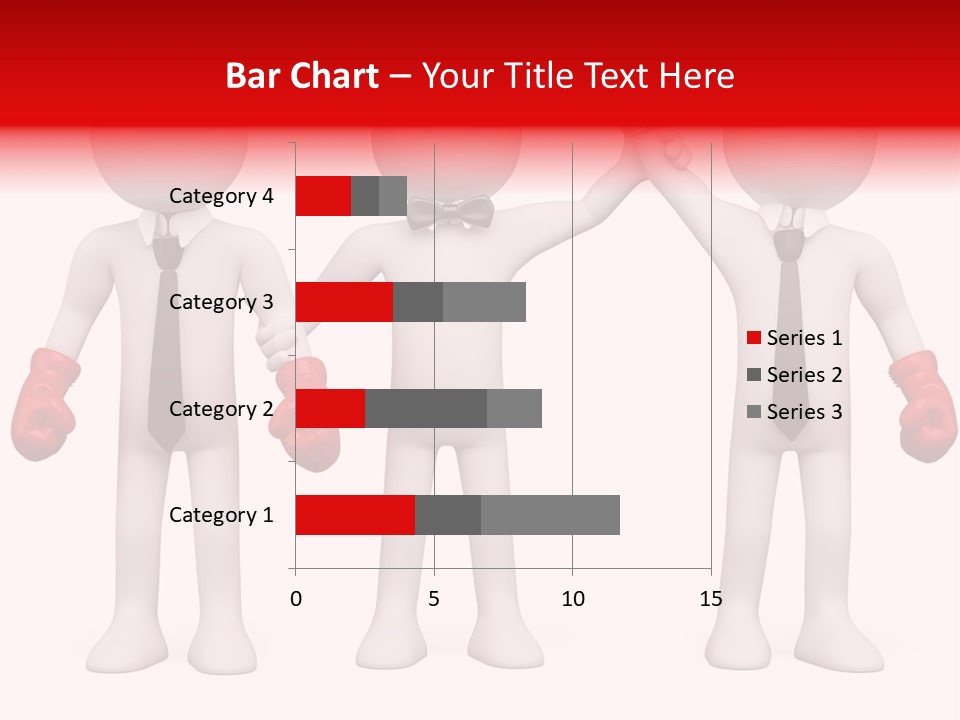 Male Man Pugilism PowerPoint Template