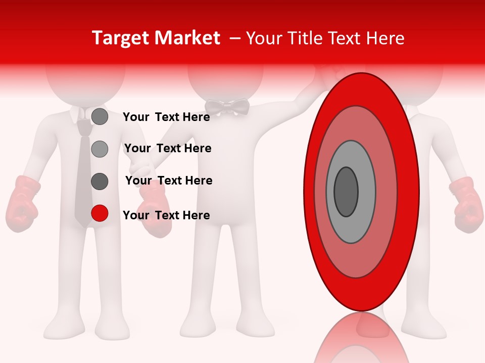 Male Man Pugilism PowerPoint Template