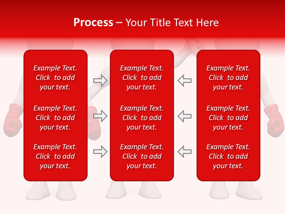 Male Man Pugilism PowerPoint Template