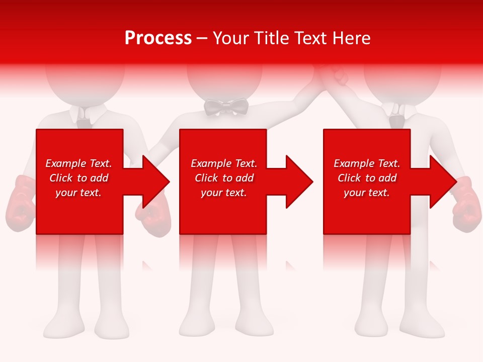 Male Man Pugilism PowerPoint Template