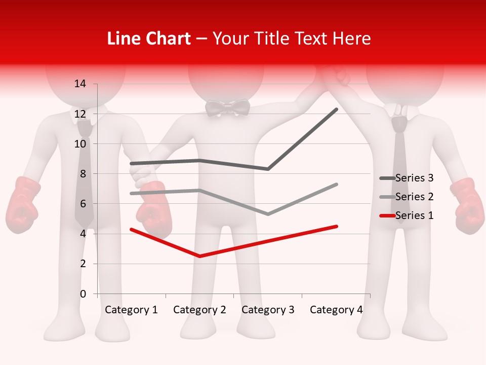 Male Man Pugilism PowerPoint Template