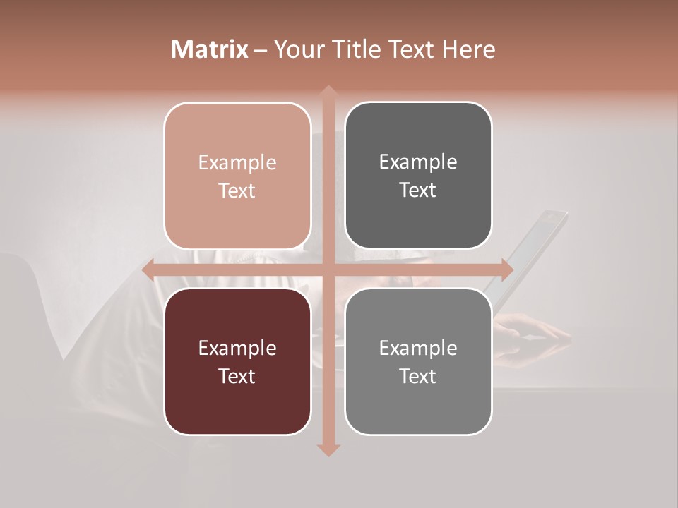 Laptop Weighted Office PowerPoint Template