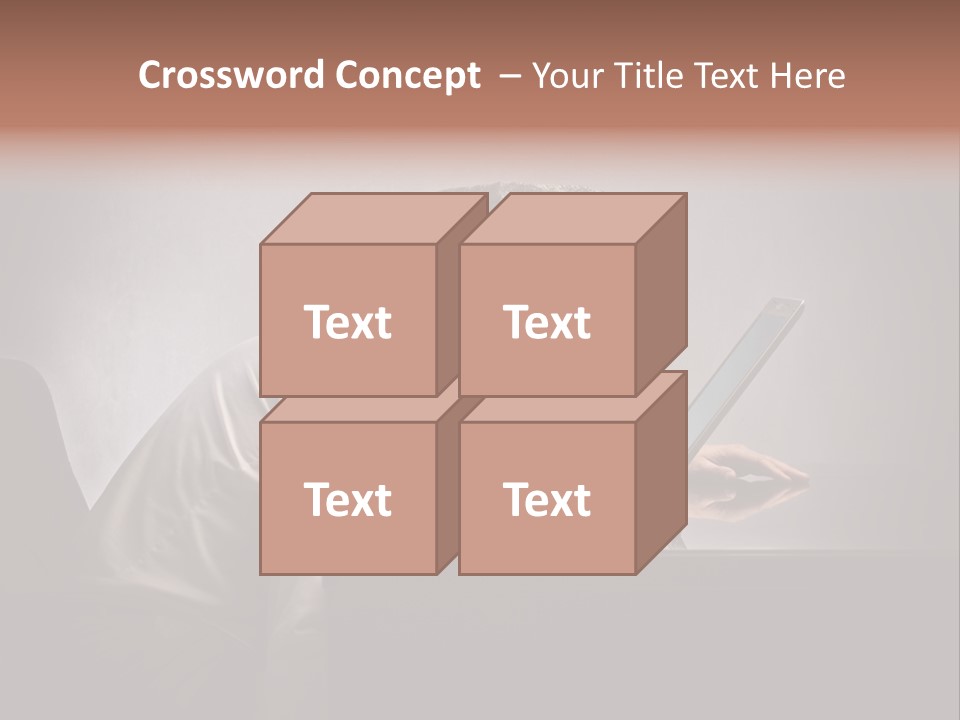 Laptop Weighted Office PowerPoint Template