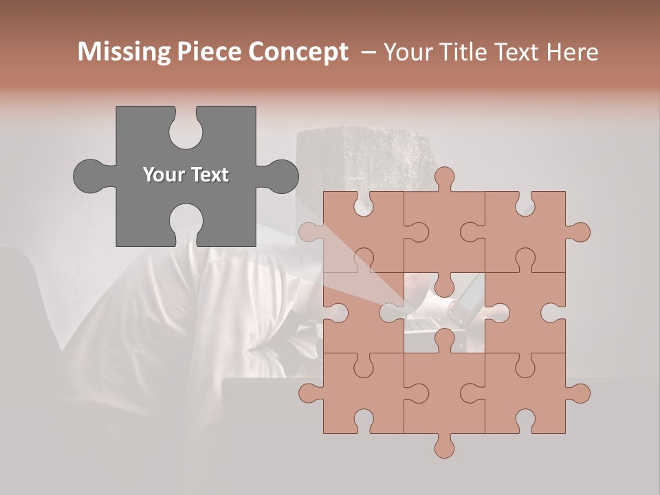 Laptop Weighted Office PowerPoint Template