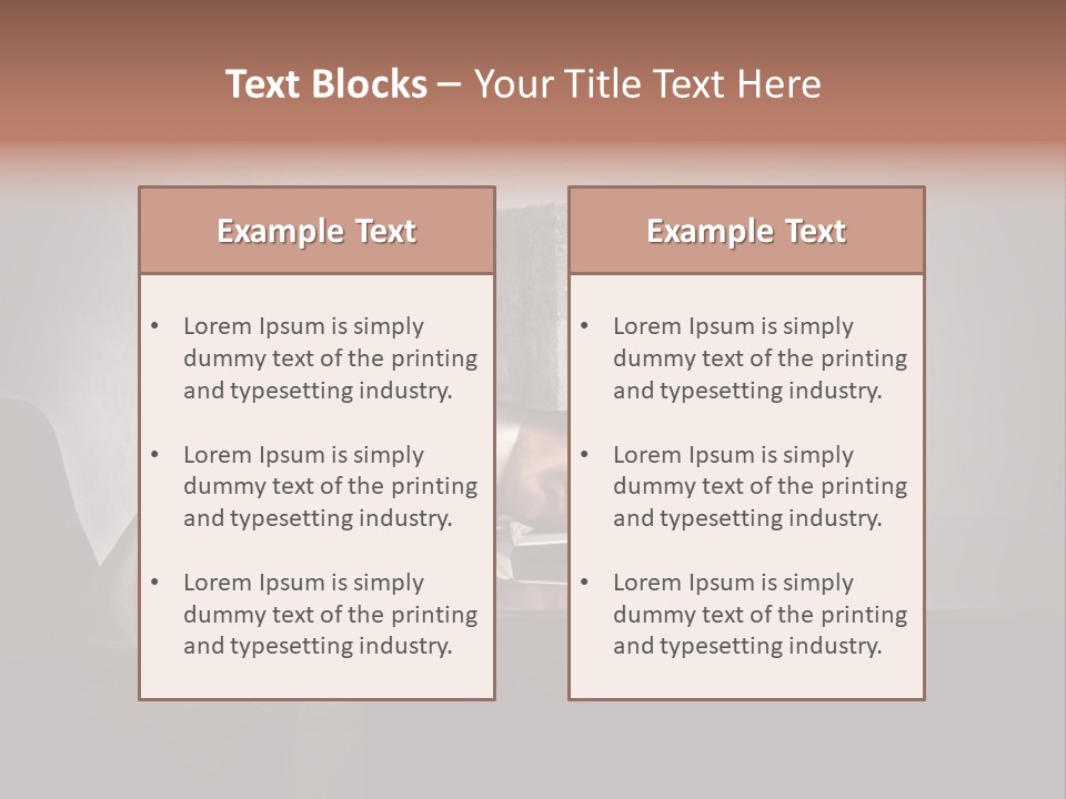 Laptop Weighted Office PowerPoint Template