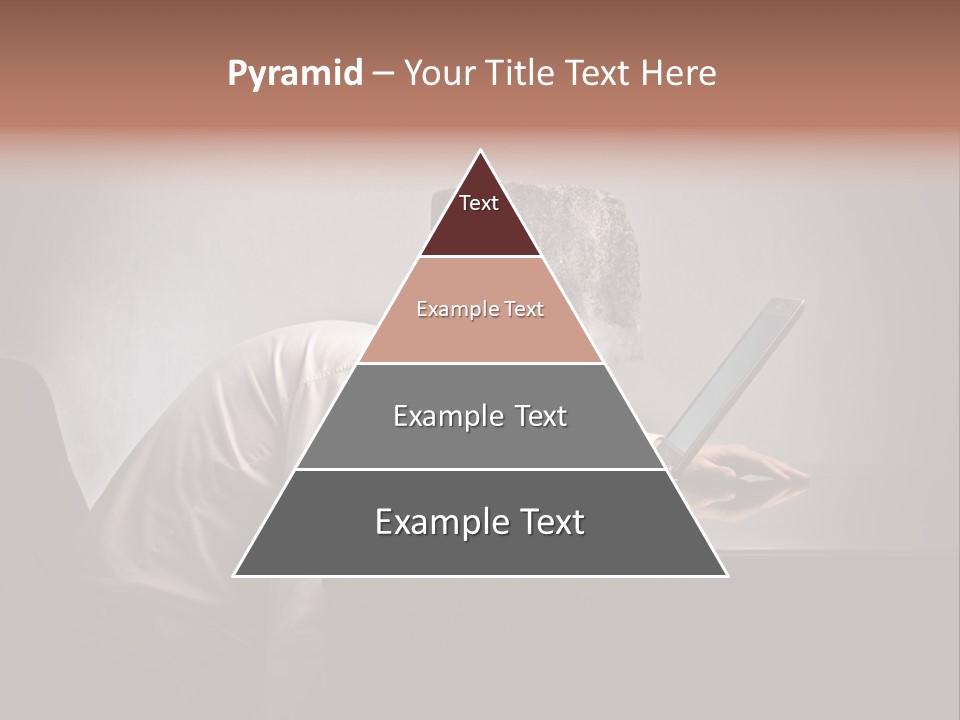 Laptop Weighted Office PowerPoint Template