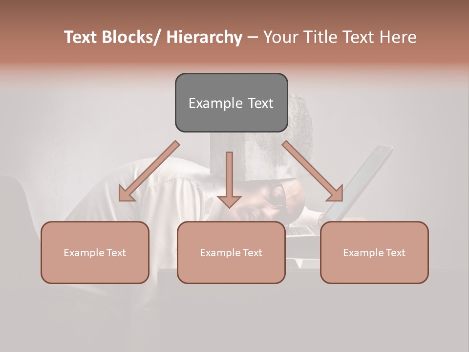 Laptop Weighted Office PowerPoint Template