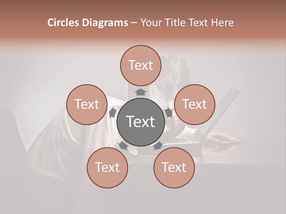 Laptop Weighted Office PowerPoint Template