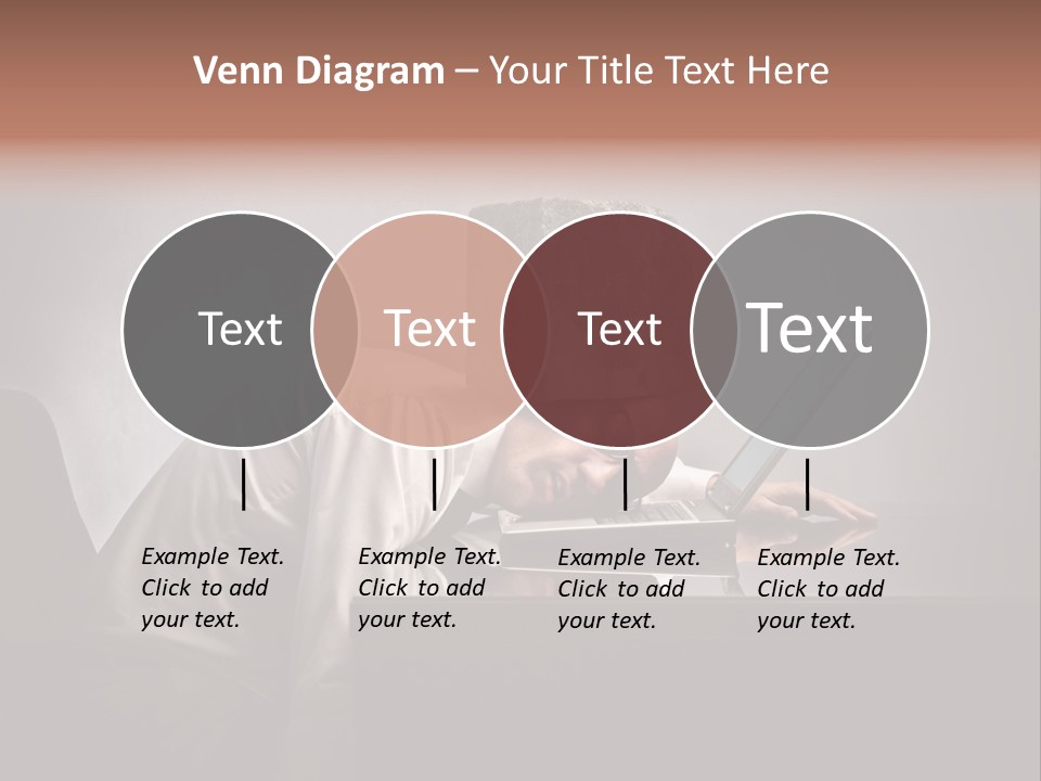 Laptop Weighted Office PowerPoint Template