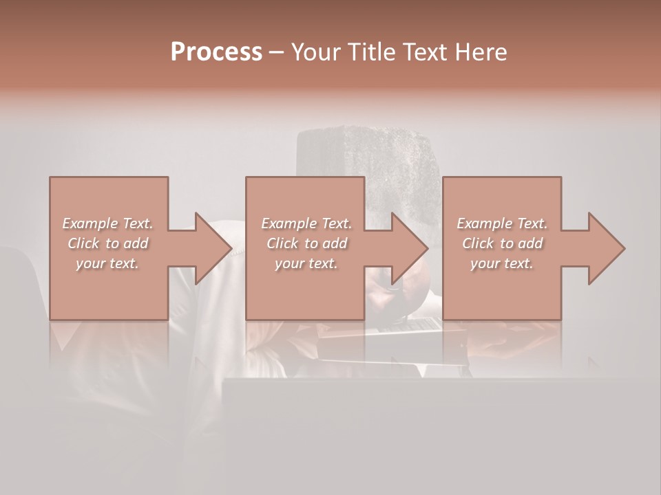 Laptop Weighted Office PowerPoint Template