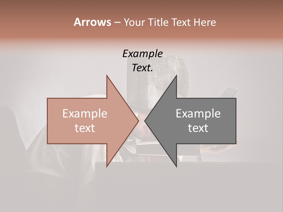Laptop Weighted Office PowerPoint Template