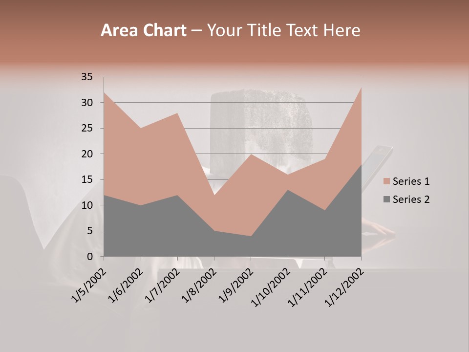 Laptop Weighted Office PowerPoint Template