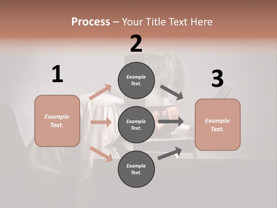 Laptop Weighted Office PowerPoint Template