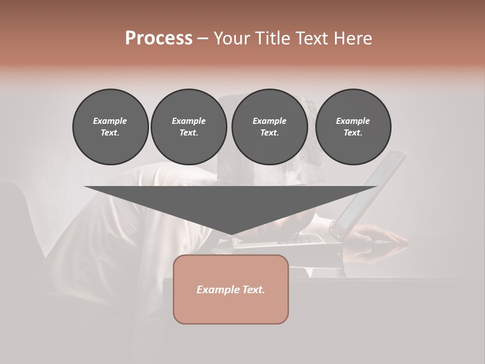 Laptop Weighted Office PowerPoint Template