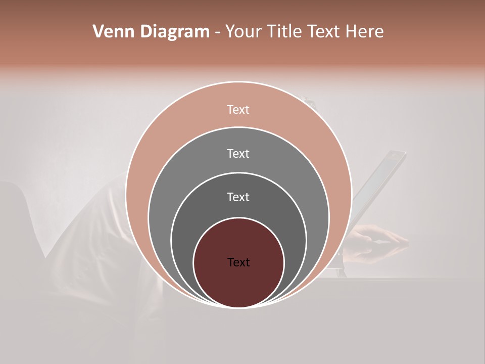 Laptop Weighted Office PowerPoint Template