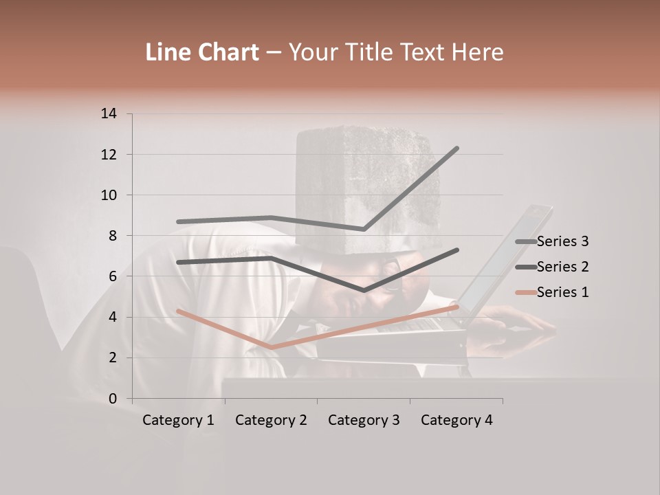 Laptop Weighted Office PowerPoint Template