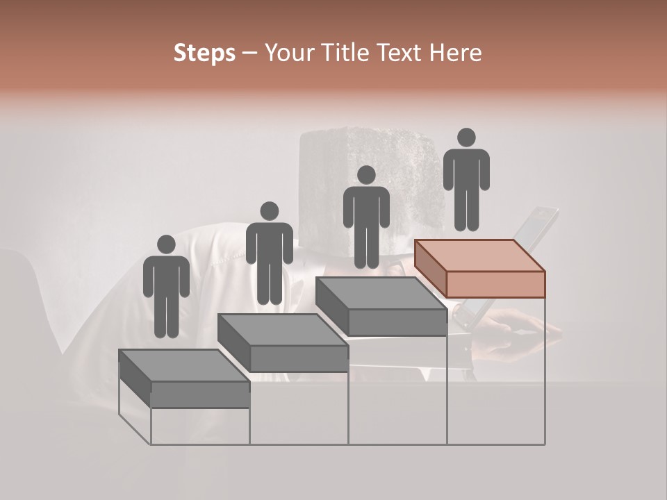 Laptop Weighted Office PowerPoint Template