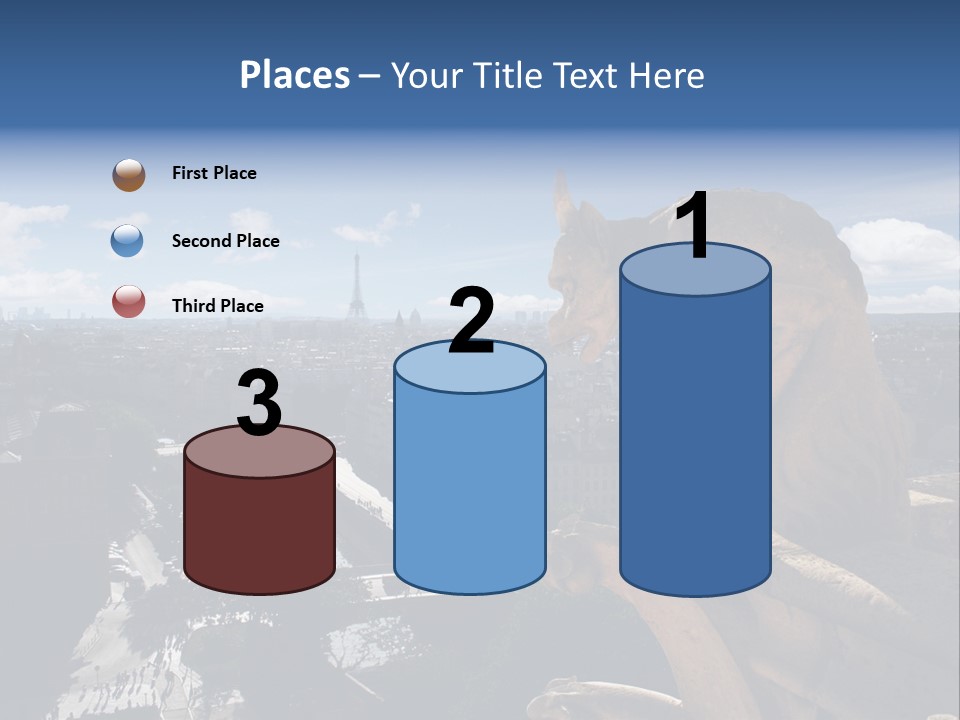 City Gargoyle Dame PowerPoint Template