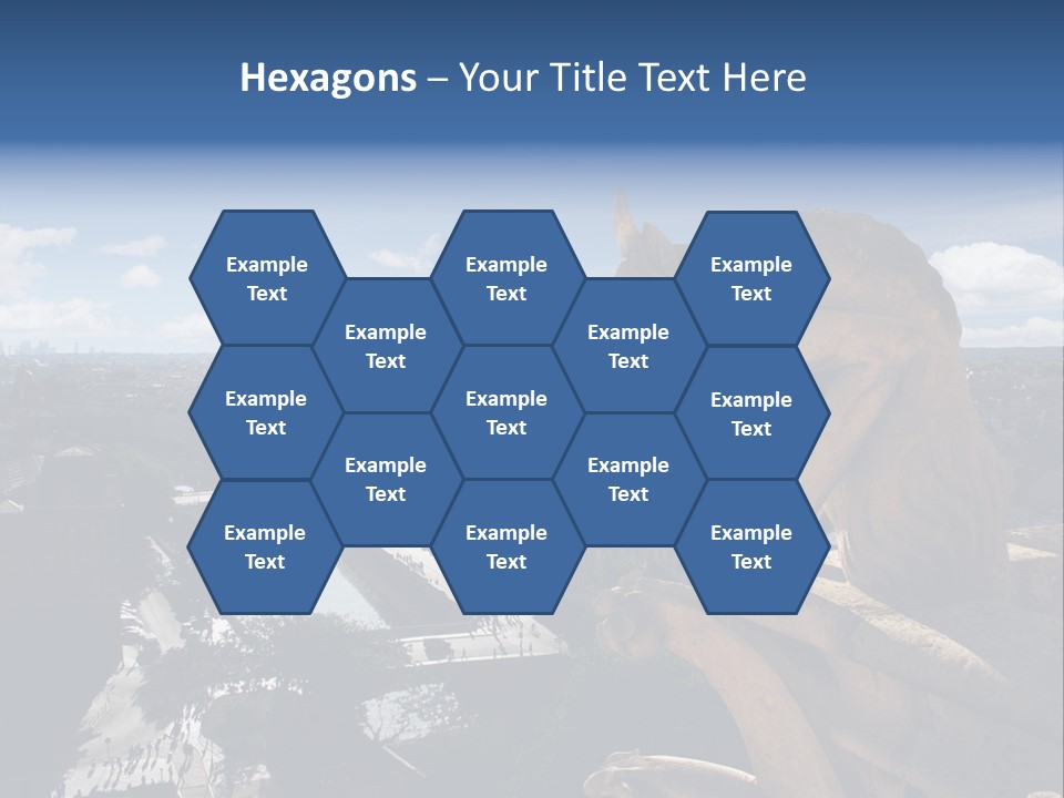 City Gargoyle Dame PowerPoint Template