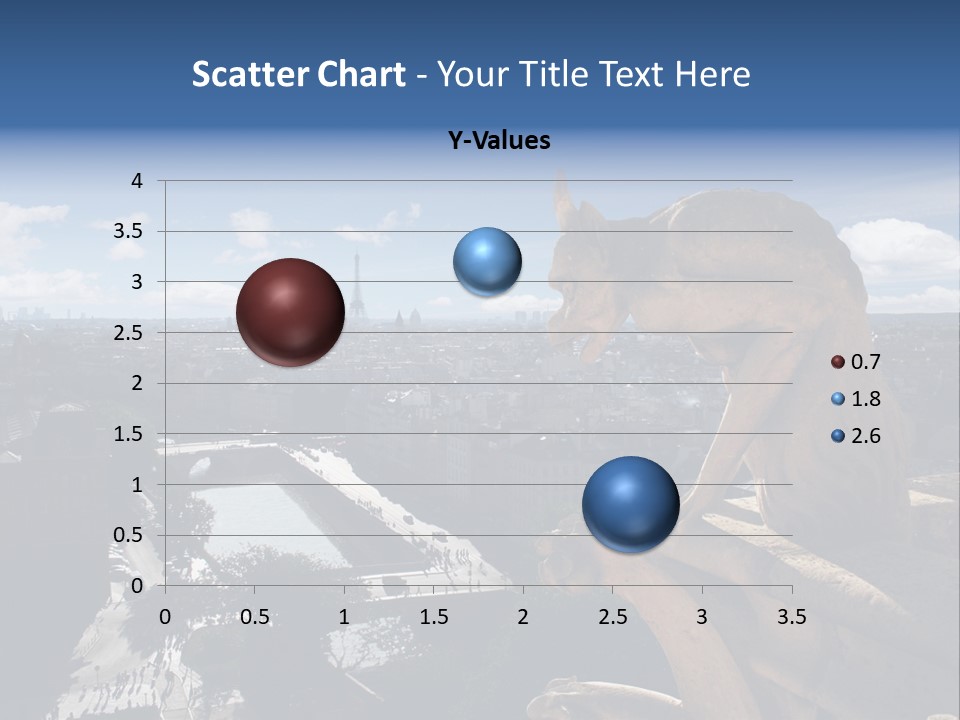 City Gargoyle Dame PowerPoint Template