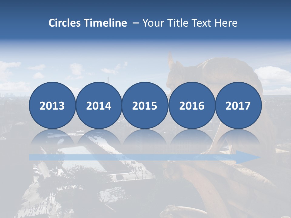 City Gargoyle Dame PowerPoint Template