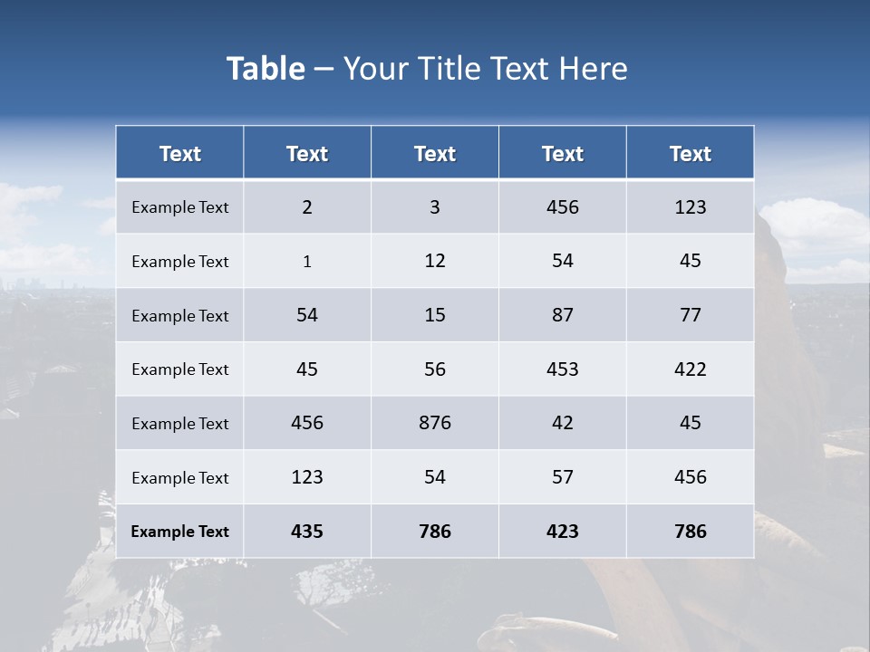 City Gargoyle Dame PowerPoint Template