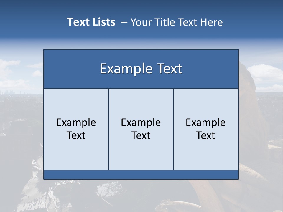 City Gargoyle Dame PowerPoint Template