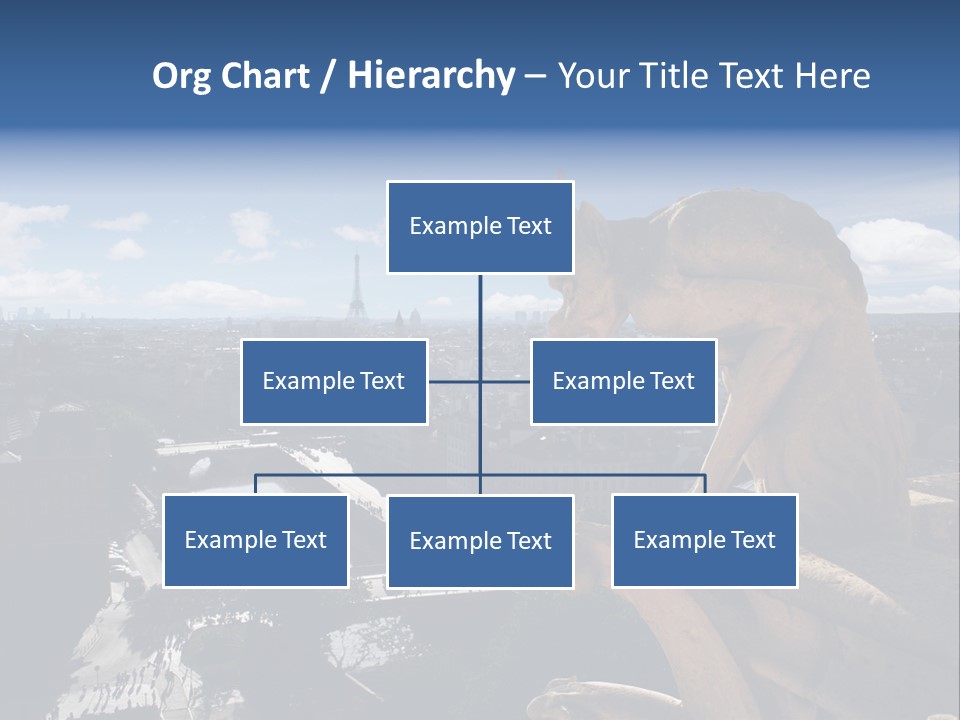City Gargoyle Dame PowerPoint Template