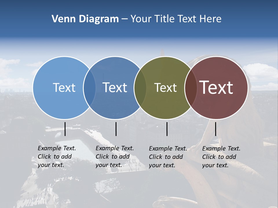 City Gargoyle Dame PowerPoint Template