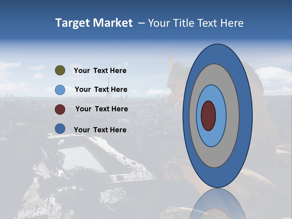 City Gargoyle Dame PowerPoint Template