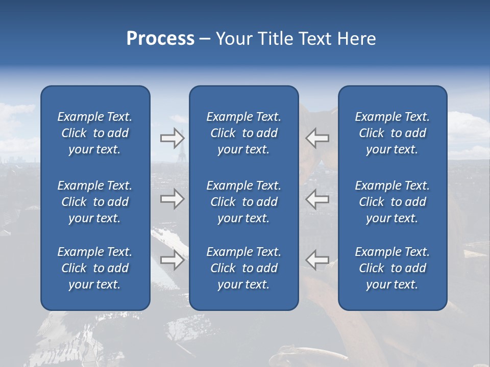 City Gargoyle Dame PowerPoint Template